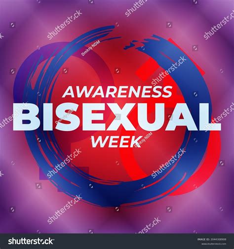Bisexual Awareness Week Known Biweek Annual Stock Vector Royalty Free Shutterstock