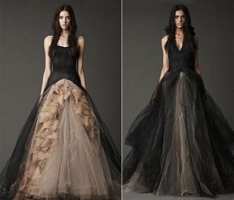 Vera Wang Black Wedding Dress 2 Kaleidoscope Effect
