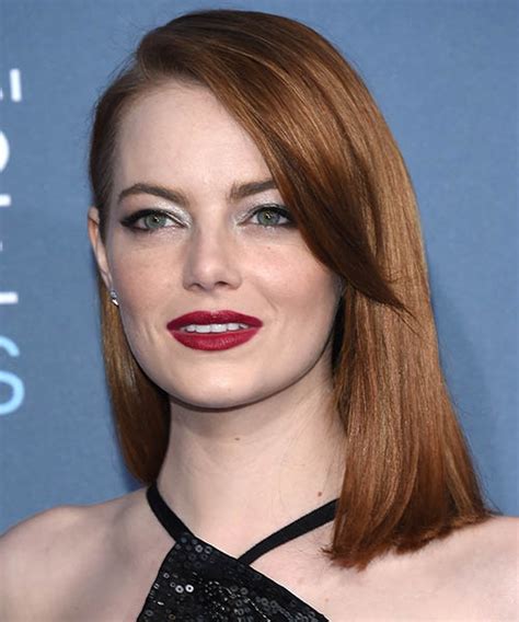 Short blonde highlighted bob with stacked layers and long side swept bangs. 21 Luscious Long Bobs Styling Ideas To Inspire You