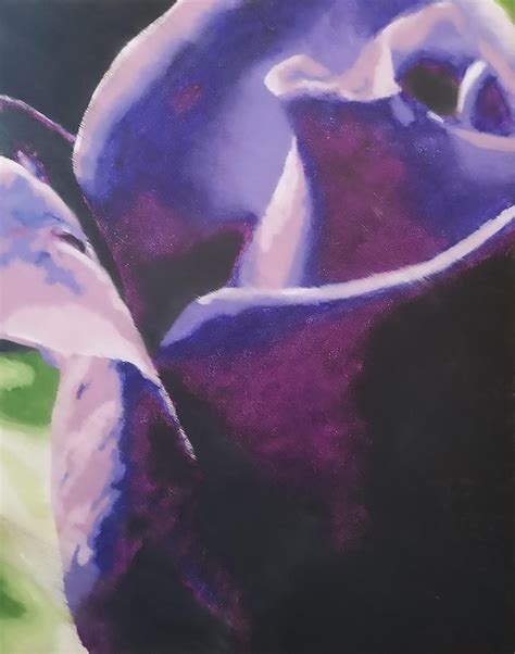 Beyond The Purple Rose Painting By Glen Heppner