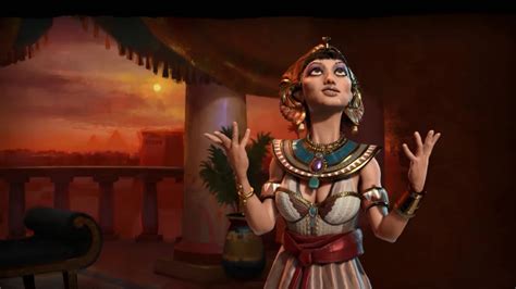 cleopatra leads egypt in civilization vi
