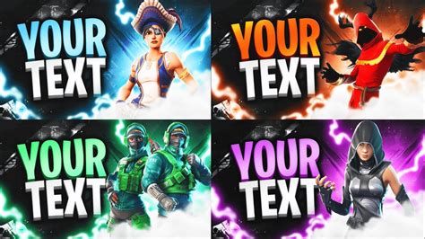 Free Fortnite Thumbnails Template Youtube