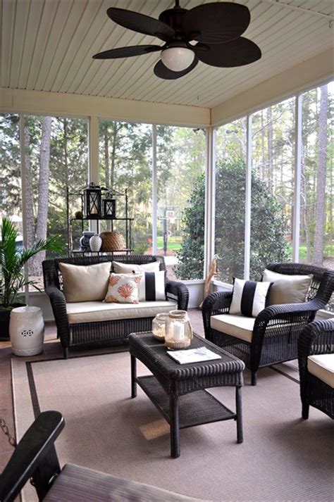 Patio furniture is the perfect addition to complete your porch, patio, or sunroom. 40 Best Screened Porch Design and Decorating Ideas On ...
