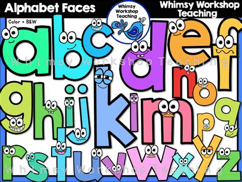Alphabet Faces Whimsy Workshop Teaching