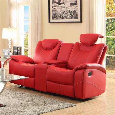 Get the best deals on leather reclining chairs. Reclining Sofas For Sale Cheap: Red Leather Reclining Sofa