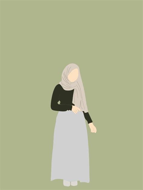 Gambar Cewek Hijab Kartun Aesthetic Terbaru Gratis di 2021 | Ilustrasi