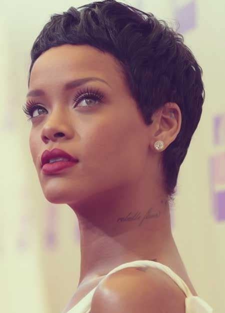 Rihanna Short Pixie Hair Cut New Short Hairstyles Pixie Hairstyles