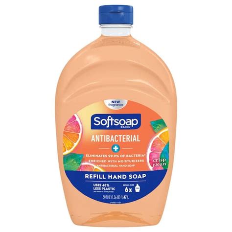 Softsoap 50 Oz Anti Bacterial Crisp Clean Liquid Hand Soap Refill