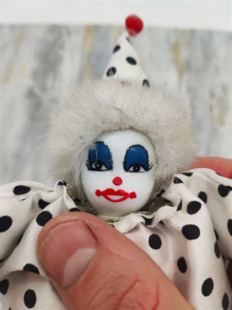 Clown Porcelain Clown Vintage Porcelain Clown Doll Soft Body Etsy