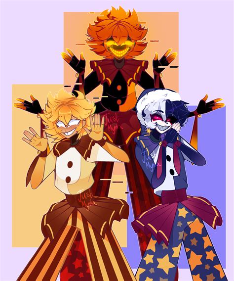 Sun, Moon and Arcade!Eclipse by Just-Myrka on DeviantArt