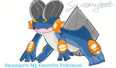 Finished Swampert Drawing By Setsunaswitchblade36 On Deviantart