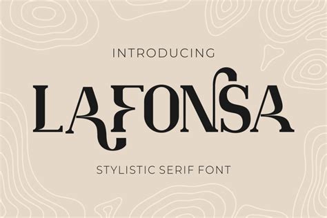 Lafonsa Font Putracetol Studio Fontspace