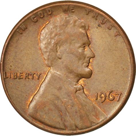 One Cent 1967 Lincoln Memorial Coin From United States Online Coin Club