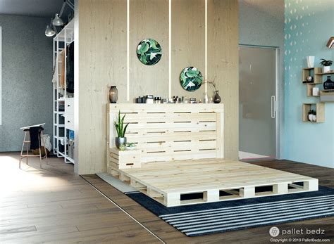 You can also use hay as an alternative. Pallet Bed - The Oversized Queen - Includes Headboard and ...