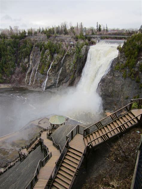 Chute Montmorency Falls Cascada Cataratas Québec Canada Viajes
