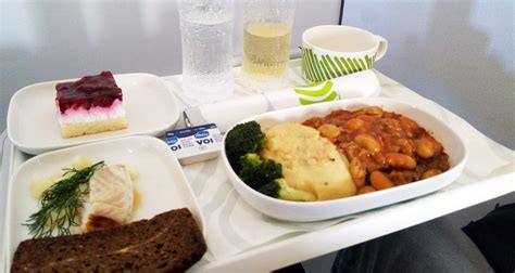 Finnair Business Class Meal Review European Flight Inflight Feed