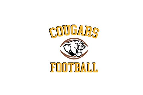 Cougars Football High School Mascot Svg Gráfico Por Am Digital Designs