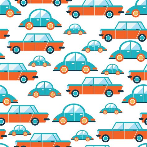 Download Vibrant Car Pattern Wallpaper Wallpaper