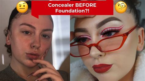 Concealer Before Foundation🤨keys To Achieving Flawless