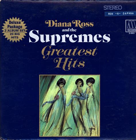 Diana Ross And The Supremes Greatest Hits Deluxe Package 2 Album
