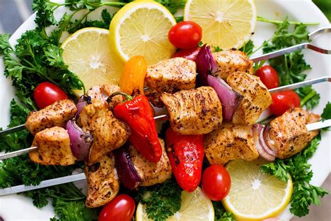 Easy Chicken Shish Kabob Recipe Made On The Grill Or In The Oven This
