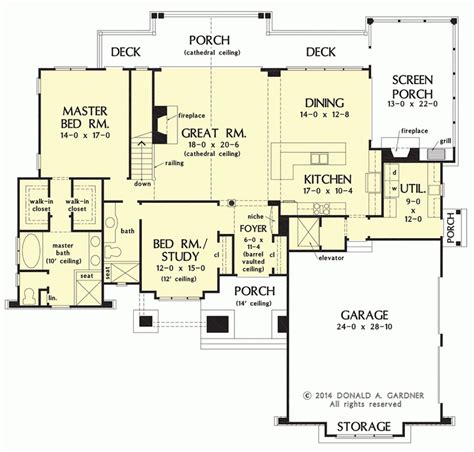 Brian Home Ranch Floor Plans With Walkout Basement Craftsman Walkout