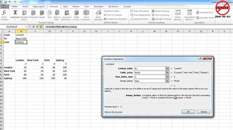 You copy formulas from a range of cells to other cells in the same column or row to perform the same action. Excel: Combining HLOOKUP and VLOOKUP - YouTube