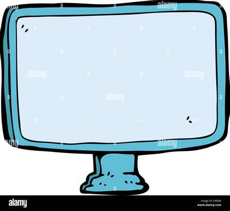 Cartoon Computer Screen Stock Vector Image And Art Alamy