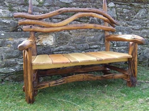 15 Awesome Rustic Wood Garden Bench Ideas Go Travels Plan Bancs De