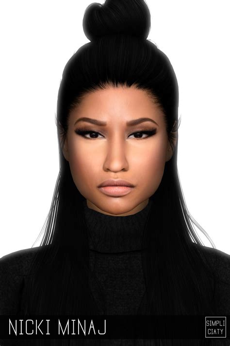Nicki Minaj Sim Sims 4 Sims Hair Sims