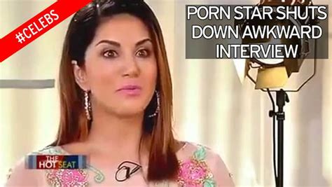 Sunny Leone Ex Porn Star Turned Bollywood Actress In Awkward Interview As She Shuts Down Rude