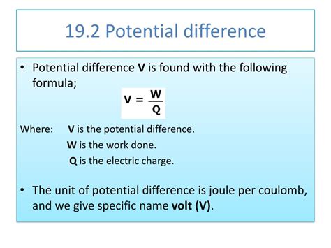 Ppt 192 Potential Difference Powerpoint Presentation Free Download Id5095578