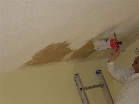 To help remedy the situation, we painted over the exposed. Popcorn Ceiling Removal / Laminate Ceiling With 3/8 ...
