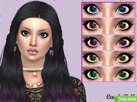 Скачать Линзы Star Bright от Candydolluk к Sims 4 You Sims