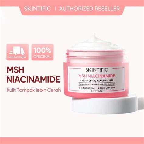 Jual Skintific Msh Niacinamide Brightening Moisture Gel 30gr Shopee Indonesia