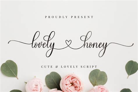 Lovely Honey Cute Script Font