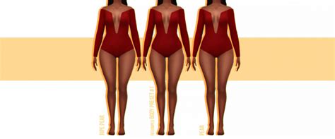 Píxeles Vibrantes Body Shapes Sims 4 Cc Body Presets Sims 4