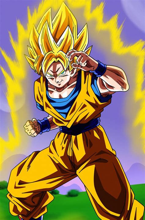 Poster 3 Son Goku Super Saiyan By Dark Crawler On Deviantart Goku