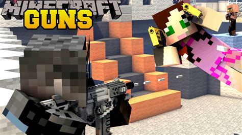 Minecraft Too Many Guns Rocket Launchers Laser Guns And Futuristic