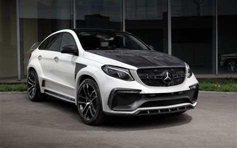 Download Wallpapers Mercedes Benz Gle63 Amg Coupe 2018 4k Tuning