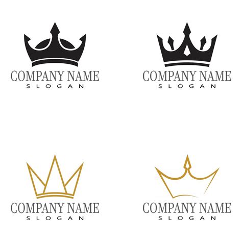 Crown Logo Template Vector Icon Illustration Design 2811595 Vector Art