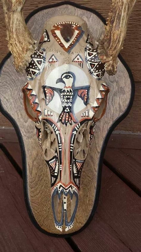 Deer Skull Art Cow Skull Decor Bison Skull Deer Antler Crafts