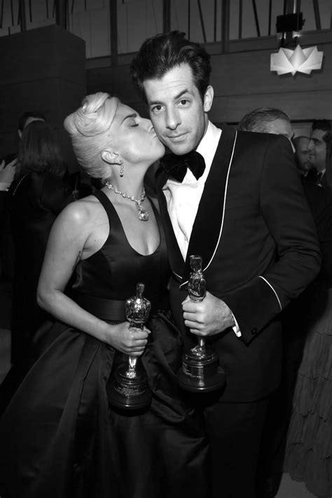 Pictured Lady Gaga And Mark Ronson Black And White Pictures From The