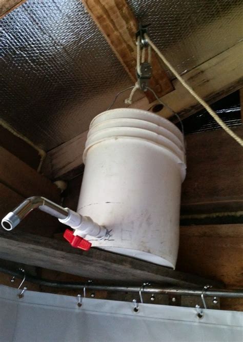 How to Construct an Off Grid Shower with a 5-gallon bucket in 2020