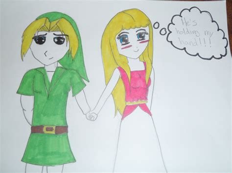 A Zelink Drawing I Did Amy Swankler Zelda Characters Fictional Characters Amy Princess