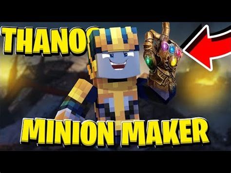 Mods 38,157 downloads last updated: MINECRAFT THANOS INFINITY GAUNTLET MOD MINION MAKER ...