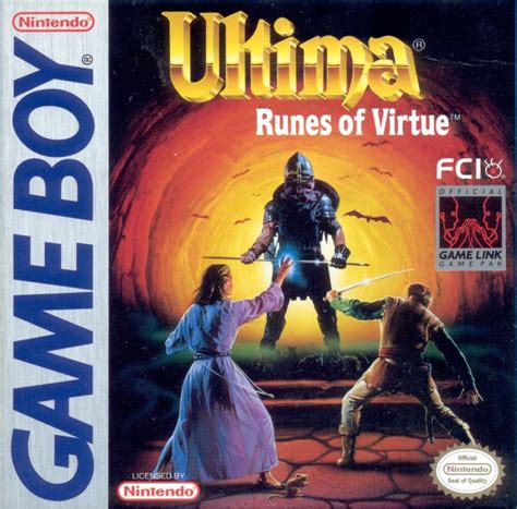 The Rpg Consoler Below The Cut Ultima Runes Of Virtue I And Ii Game Boy
