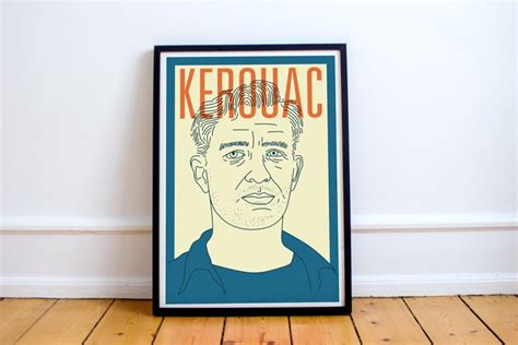 Kerouac Print Jack Kerouac Poster On The Road The Dharma Bums Big Sur