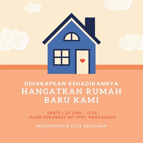 Contoh Undangan Pindah Rumah