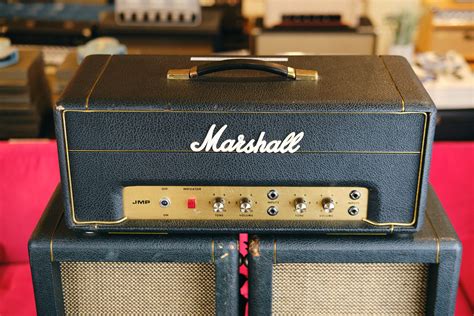 Marshall 1973 Pa20 Jmp Head And Matching 1917 2x10 Speaker Columns • La